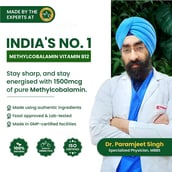 9 - Vlado's Himalayan Organics Methylcobalamin Vitamin B12 1500mcg, 60 tablet(s) Unflavoured