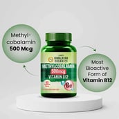3 - Vlado's Himalayan Organics Methylcobalamin Vitamin B12 500mcg,  60 tablet(s)  Unflavoured 