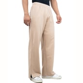 3 - Athflex Men's Straight Fit Classic Workout Pants,  Cream  Small 