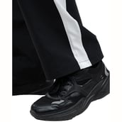 7 - Athflex Men's Lightweight Straight Fit Classic Stripe Pant, Black Large