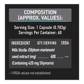 5 - MuscleBlaze Milk Thistle,  60 capsules 