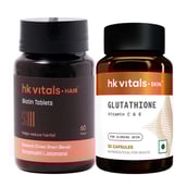 HealthKart HK Vitals Glutathione & Biotin 60 Tabs Combo