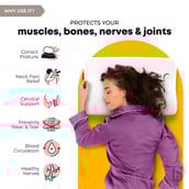 3 - Betterhood Contour Cervical Pillow, Medium White