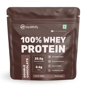 1 - HealthifyMe 100% Whey Protein,  2.2 lb  Double Chocolate 