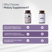 5 - Miduty Methyl B-12 & Folate,  100 chewable tablet(s)  Unflavoured 