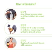 6 - Incredio Slim Shake,  480 g  Mango