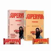 1 - Superyou Protein Wafer Bars Combo, 10 bar(s) Chocolate & Choco Peanut Butter