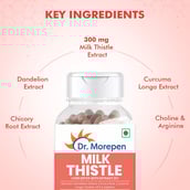 3 - Dr. Morepen Milk Thistle+ (Pack of 2),  60 capsules 