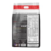 2 - Pole Nutrition Mass Gainer, 12 lb Chocolate Fudge