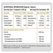 8 - HealthKart Advanced Omega-3 with 360mg EPA & 240mg DHA, 90 capsules