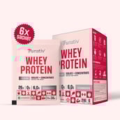 10 - TruNativ Pro Blend Whey Protein,  6 sachets/pack  Strawberry 