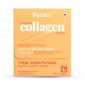 1 - TruNativ Advanced Collagen Peptides,  6 sachets/pack  Mango Citrus (Japanese Marine Collagen Type 1 & 3) 