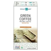 Front - HealthKart Instant Green Coffee,  20 sachets/pack  Honey Ginger 