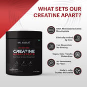 3 - DR. HARLE Micronised Pure Creatine Monohydrate,  Unflavoured  0.22 lb 