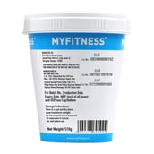 5 - Myfitness Chocolate Peanut Butter,  510 g  Crunchy 