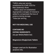 10 - MuscleBlaze Magnesium Bisglycinate,  Unflavored  120 tablets