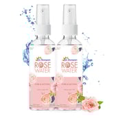 1 - Dr. Morepen Pure & Natural Rose Water Spray,  100 ml  for All Types of Skin (Pack of 2) 