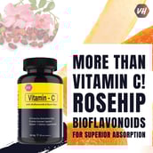 2 - Vitaminhaat Vitamin C with Bioflavonoids & Rose Hips,  90 capsules  Unflavoured 
