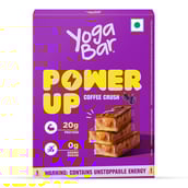 1 - Yogabar Power Up 20g Protein Bar,  10 bar(s)  Coffee Crush 