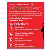 3 - MuscleBlaze WrathX Energy Drink, 335 ml Frostbyte (Pack of 6)