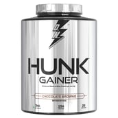 1 - Divine Nutrition Hunk Gainer,  6.6 lb  Chocolate Brownie 