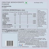3 - Bulk Creatine Monohydrate Powder,  Unflavoured  0.44 lb 