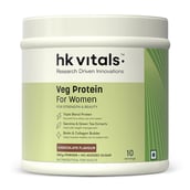 1 - HealthKart HK Vitals Protein for Women,  0.55 lb  Chocolate, 100% VEG 