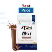 AS-IT-IS Nutrition ATOM Whey Protein with Enzymes,  2.2 lb  Double Rich Chocolate 