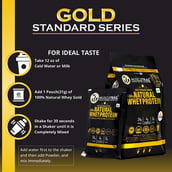 8 - Muscle Trail Gold Standard Series 100% Natural Whey Protein, 60 sachets/pack Vanilla (with Free Shaker Inside)