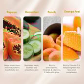 4 - VLCC Single Facial Kit,  60 g  Papaya Fruit 