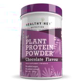 1 - HealthyHey Nutrition Plant Protein Powder,  1.1 lb  Chocolate 