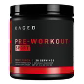 1 - Kaged Muscle Pre-Kaged Sport, 0.59 lb Fruit Punch