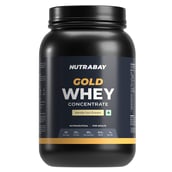 1 - Nutrabay Gold Concentrate Whey Protein, 2.2 lb Vanilla Ice Cream