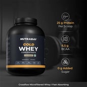 3 - Nutrabay Gold Concentrate Whey Protein, 4.4 lb Cafe Mocha