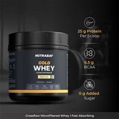 3 - Nutrabay Gold Concentrate Whey Protein,  1.1 lb  Malai Kulfi 