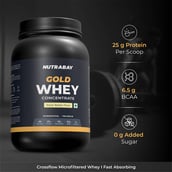 3 - Nutrabay Gold Concentrate Whey Protein,  2.2 lb  Kesar Badam Pista 