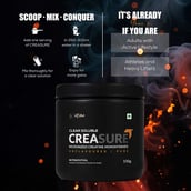 6 - AS-IT-IS Nutrition Creasure 100% Soluble Micronized Creatine Monohydrate,  Unflavoured  0.22 lb 