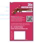 7 - MuscleBlaze Protein Bar (20 gm Protein),  6 bar(s)  Choco Cranberry 