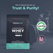 8 - Nutrabay Pure Concentrate Whey Protein,  4.4 lb  Unflavoured 