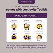 6 - betterhood Premium Knee Sleeve with with Gel Pad & Side Stabilizers, Black Medium