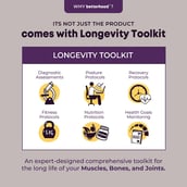 6 - betterhood Premium Knee Sleeve with with Gel Pad & Side Stabilizers, Grey XL