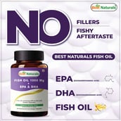 2 - Best Naturals Fish Oil 1000 Mg + EPA & DHA,  60 softgels 
