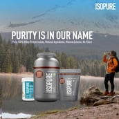 11 - Isopure 100% Whey Protein Isolate,  1.1 lb  Low Carb - Dutch Chocolate 
