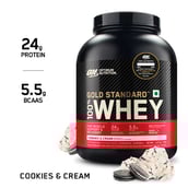 7 - ON (Optimum Nutrition) Gold Standard 100% Whey Protein,  5 lb  Cookies & Cream 