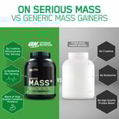 4 - ON (Optimum Nutrition) Serious Mass,  2.2 lb  Vanilla 