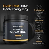 3 - Nutrabay Gold Micronised Creatine Monohydrate, Orange 0.55 lb