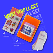 2 - Smash Hype Crate,  Rage Orange  0.26 lb