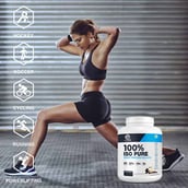 8 - Muscle Trail 100% Iso Pure Whey Protein Isolate, 4.4 lb Vanilla