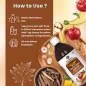 2 - Dr. Patkar's Apple Cider Vinegar (ACV HRT PLUS),  500 ml  Raw & Unfiltered 