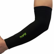 1 - Tynor UV Protection Arm Sleeve, Black with Green Universal